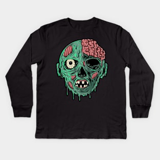 the face Kids Long Sleeve T-Shirt